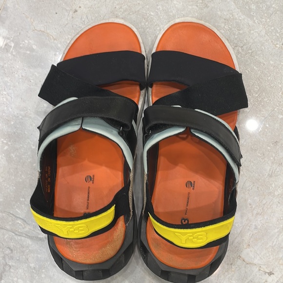 Men’s Y-3 Adidas Kaohe Mixed Media Sandal - Size US 10 - Picture 3 of 16